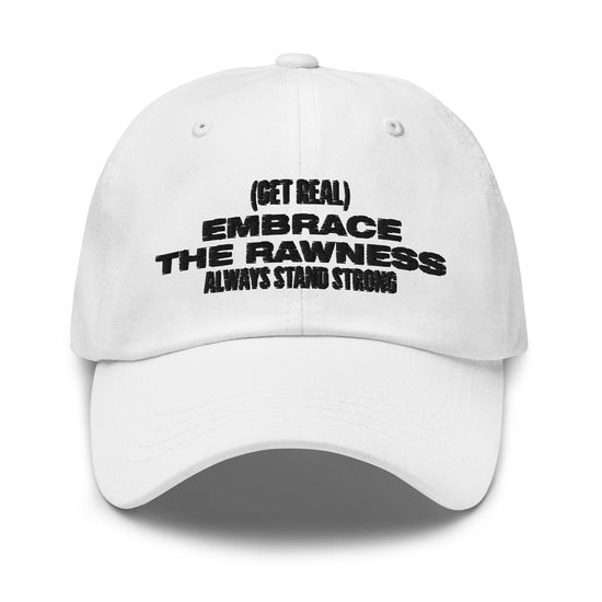 EMBRACE (THE) RAWNESS DAD HAT WHITE