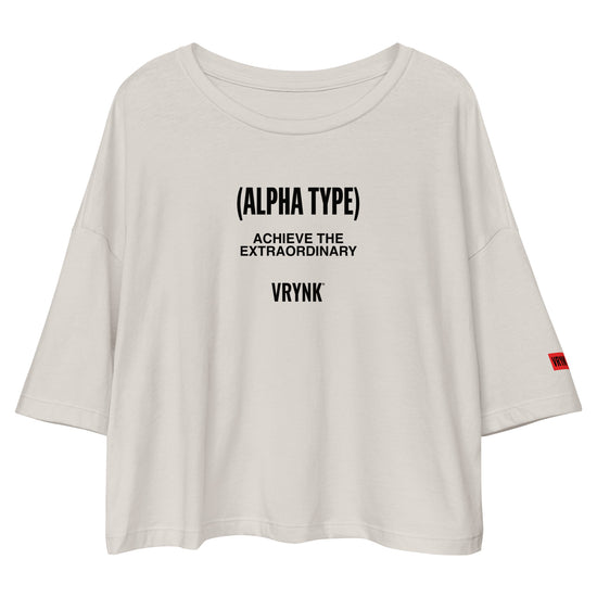 ALPHA (TYPE) CROP TOP